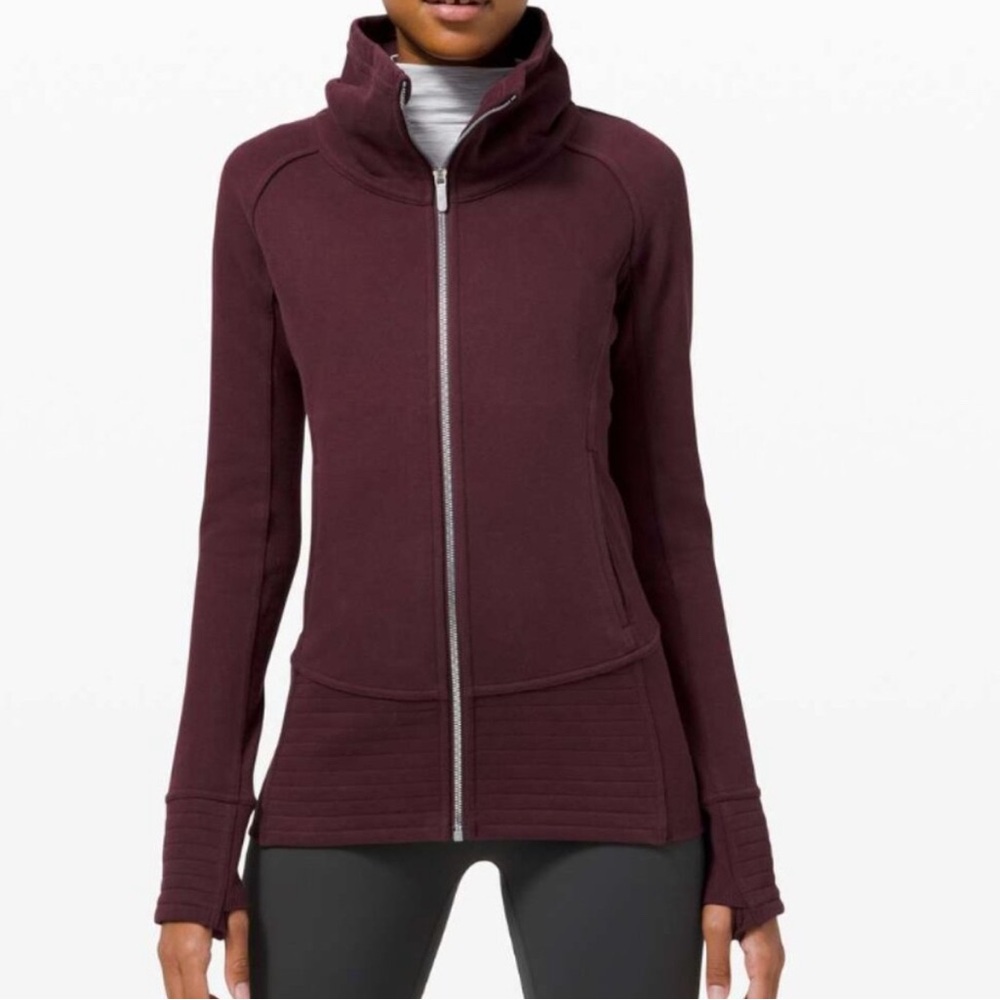 Lululemon Radiant Jacket Maroon Size 6